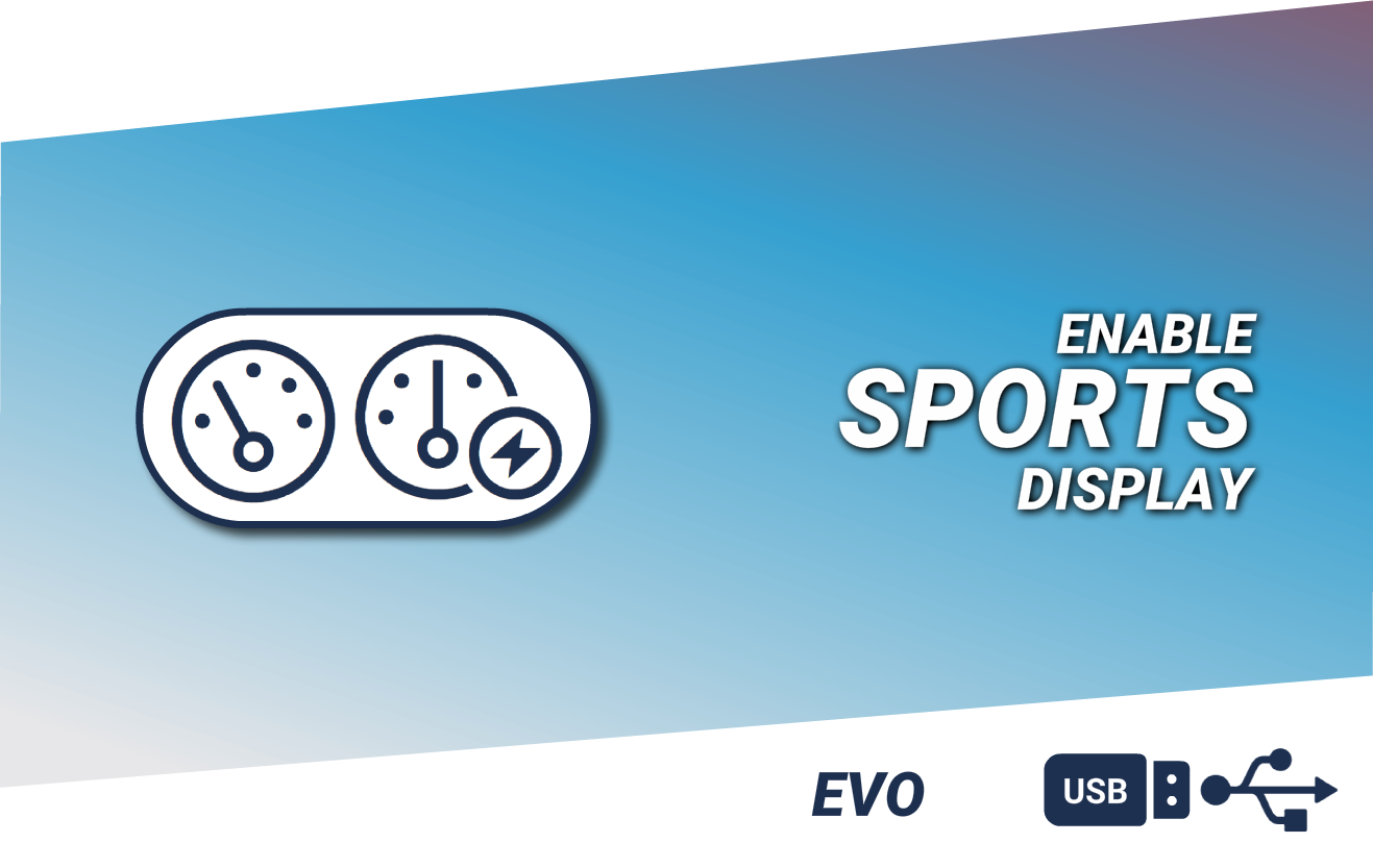 Picture of SPORT DISPLAY ACTIVATION - USB CODING EVO UNITS